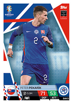 Peter Pekarik Slovakia Topps Match Attax EURO 2024 #SVK5